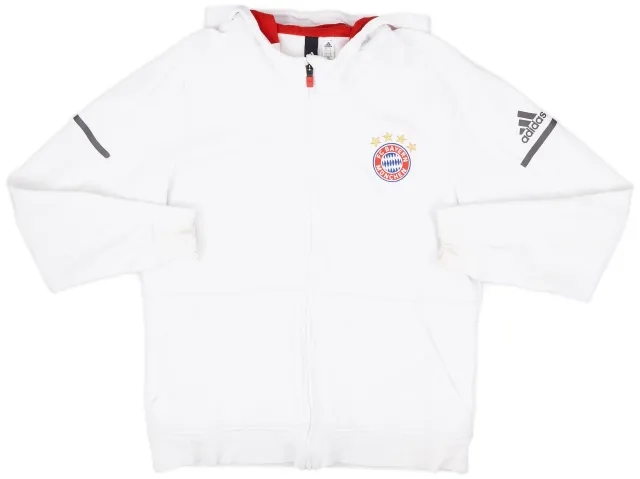 2017-18 Bayern Munich adidas Hooded Track Jacket - 5/10 - (L)