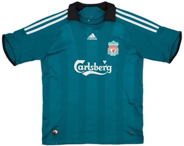 adidas 2008-09 Liverpool Third Shirt - 7/10 - (L.Boys)