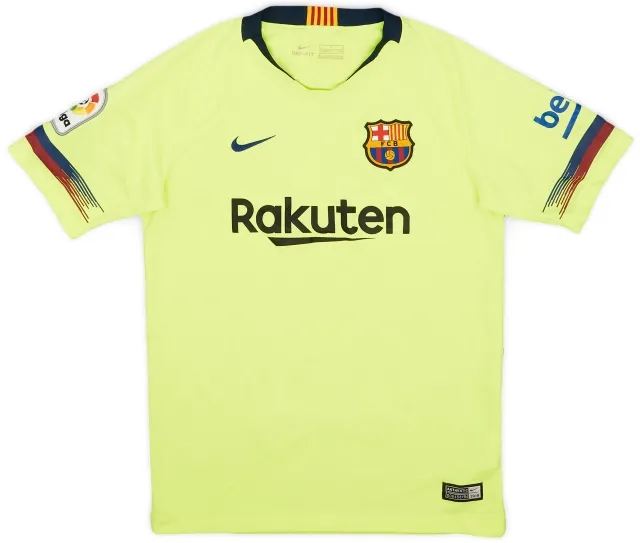 Nike 2018-19 Barcelona Away Shirt - 6/10 - (L.Boys)