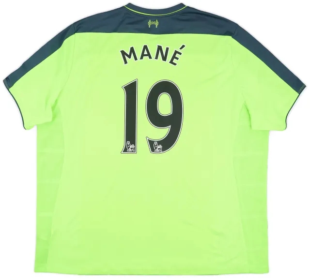 NewBalance 2016-17 Liverpool Third Shirt Mane #19 - 9/10 - (3XL)