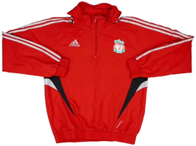 2008-09 Liverpool adidas Formotion Hooded Rain Jacket - 9/10 - (M)