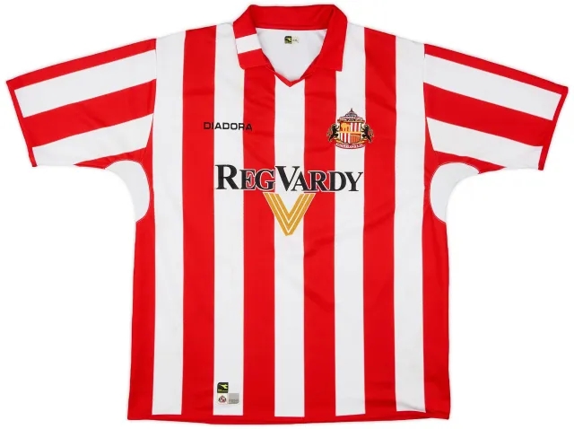 Diadora 2004-05 Sunderland Home Shirt - 6/10 - (XXL)