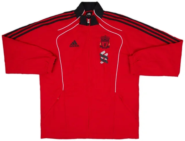 2010-11 Liverpool adidas Track Jacket - 9/10 - (L)