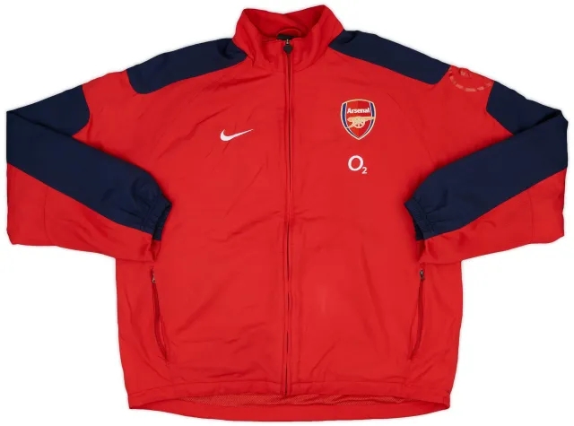 2005-06 Arsenal Nike Track Jacket - 9/10 - (L)