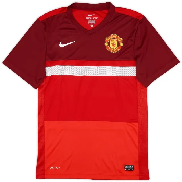 2011-12 Manchester United Nike Training Shirt - 9/10 - (S)