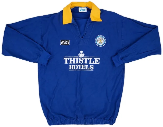 1993-95 Leeds United Asics Drill Top - 8/10 - (XL)
