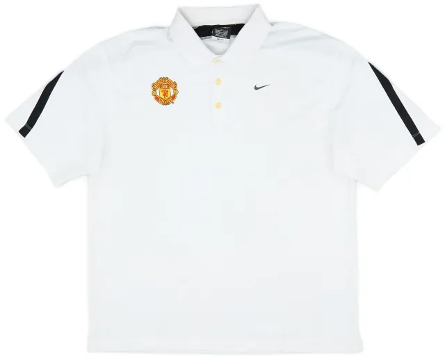 2010-11 Manchester United Nike Golf Polo Shirt - 9/10 - (L)