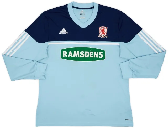 adidas 2012-13 Middlesbrough Away L/S Shirt - 6/10 - (XL)