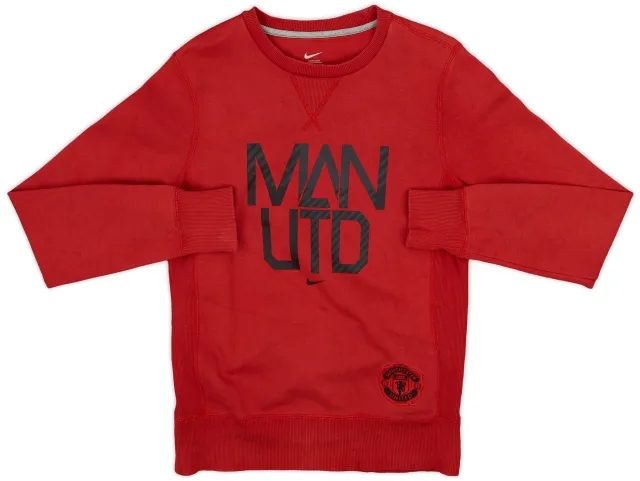 2012-13 Manchester United Nike Sweat Top - 7/10 - (S)