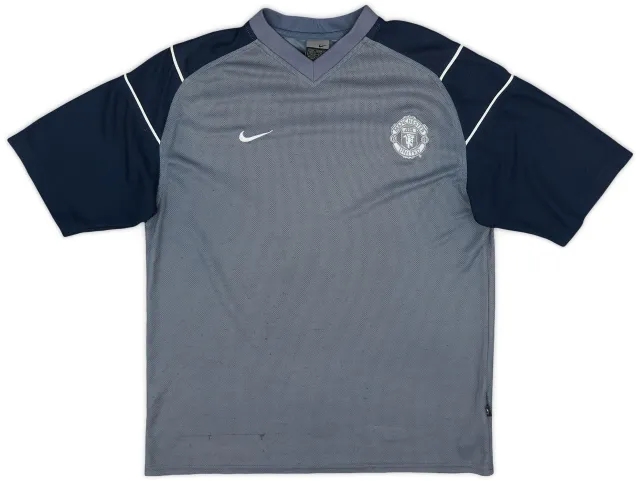 2003-04 Manchester United Nike Training Shirt - 7/10 - (M)