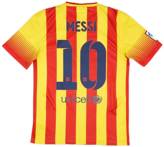 Nike 2013-15 Barcelona Away Shirt Messi #10 - 7/10 - (S)