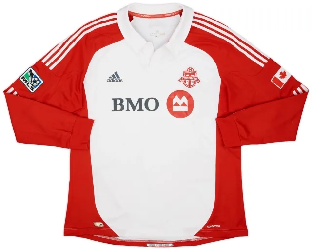 adidas 2012-14 Toronto FC Authentic Away L/S Shirt - 8/10 - (XXL)