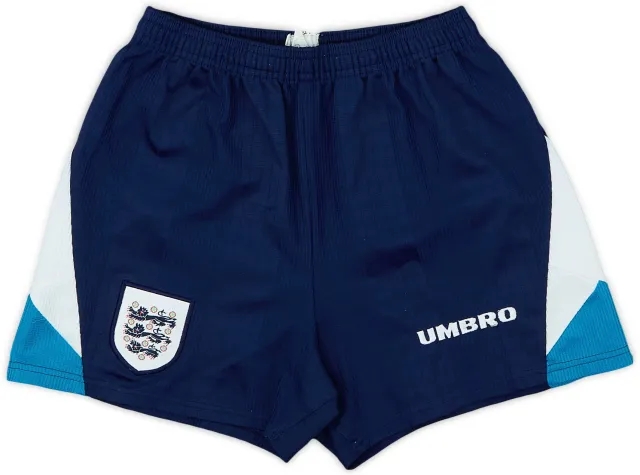 Umbro 1995-97 England Away Shorts - 7/10 - (Y)