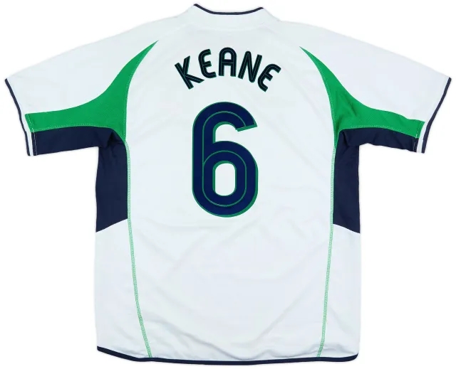 Umbro 2002-03 Ireland 'World Cup' Away Shirt Keane #6 - 5/10 - (XL)