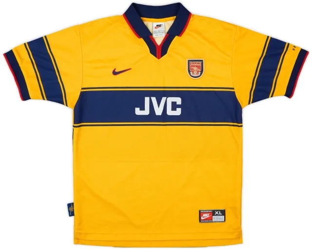 Nike 1997-99 Arsenal Away Shirt - 8/10 - (XL.Boys)
