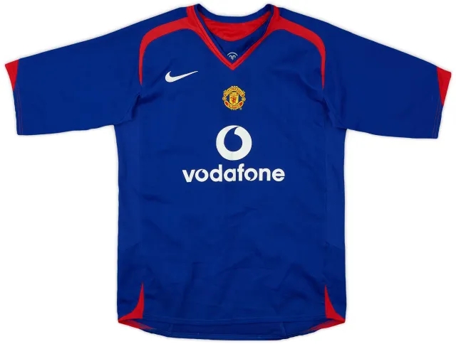 Nike 2005-06 Manchester United Away Shirt - 7/10 - (XL.Boys)