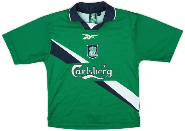 Reebok 1999-00 Liverpool Away Shirt - 9/10 - (S.Boys)