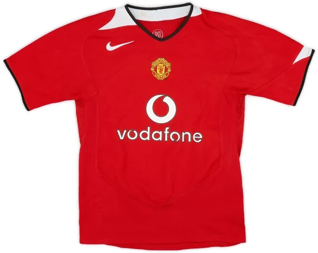 Nike 2004-06 Manchester United Home Shirt - 7/10 - (M.Boys)