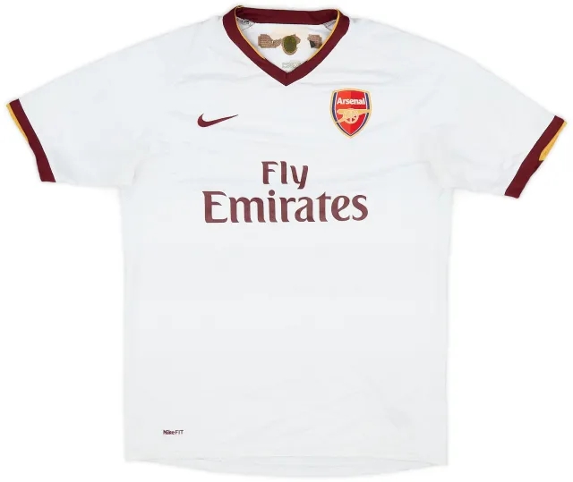 Nike 2007-08 Arsenal Away Shirt - 7/10 - (XL.Boys)