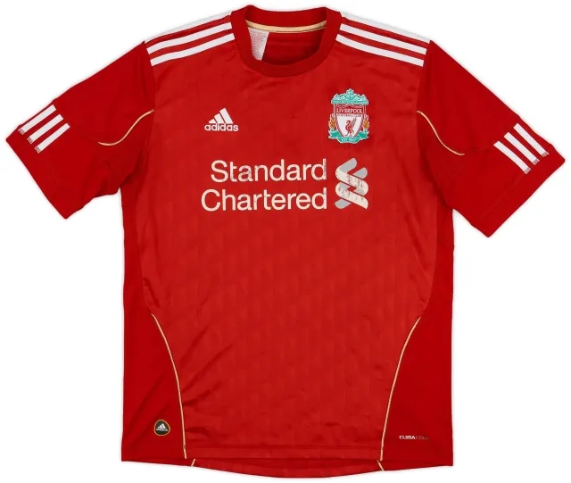 adidas 2010-12 Liverpool Home Shirt - 4/10 - (L)