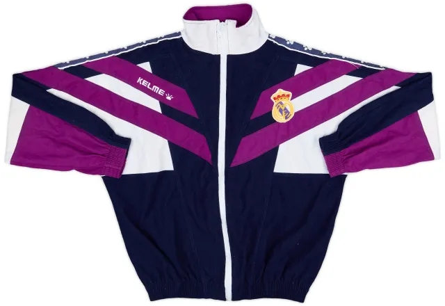 1997-98 Real Madrid Kelme Track Jacket - 8/10 - (XL.Boys)
