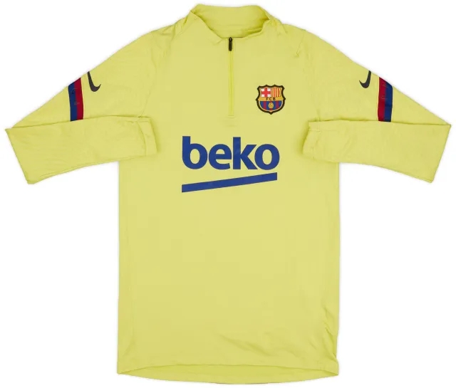 2020-21 Barcelona Nike 1/4 Zip Training Top - 6/10 - (S)