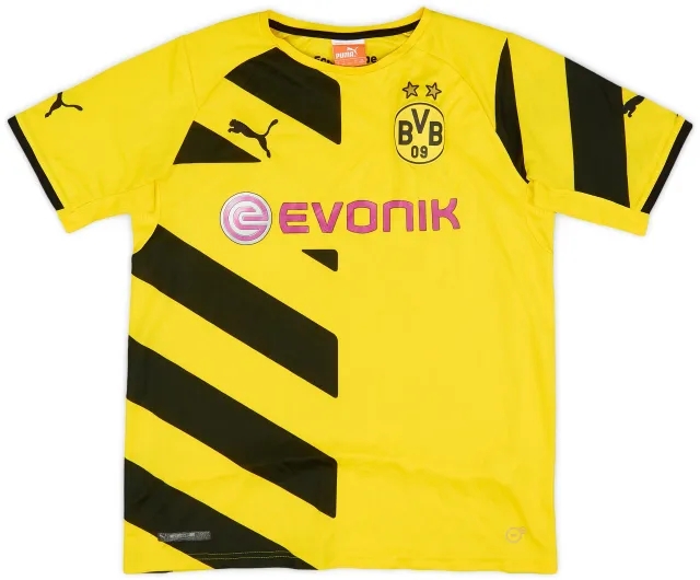 Puma 2014-15 Borussia Dortmund Home Shirt - 6/10 - (XL.Boys)