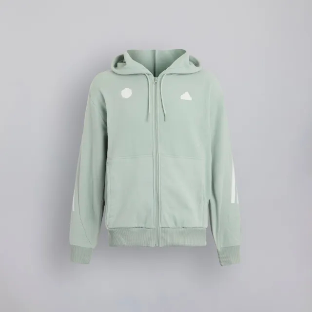 Manchester United x adidas Future Icons Full Zip Hoodie Grey