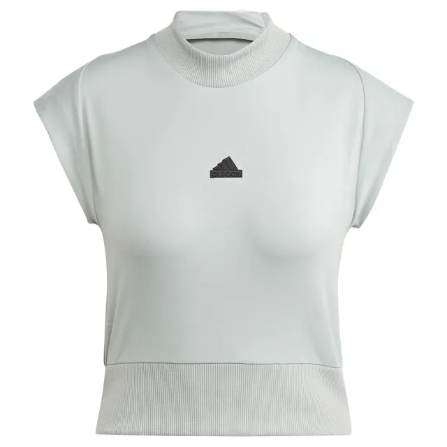 Manchester United x adidas Womens Z.N.E. T-Shirt Grey