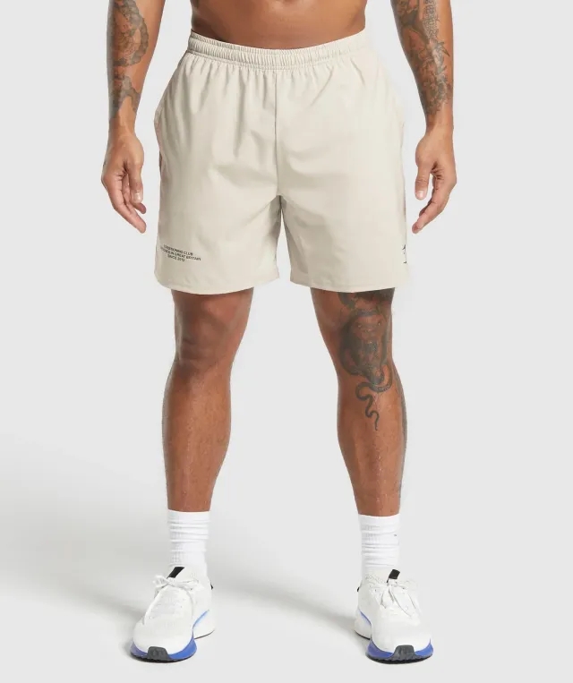 Gymshark Conditioning Club Shorts - Pebble Grey
