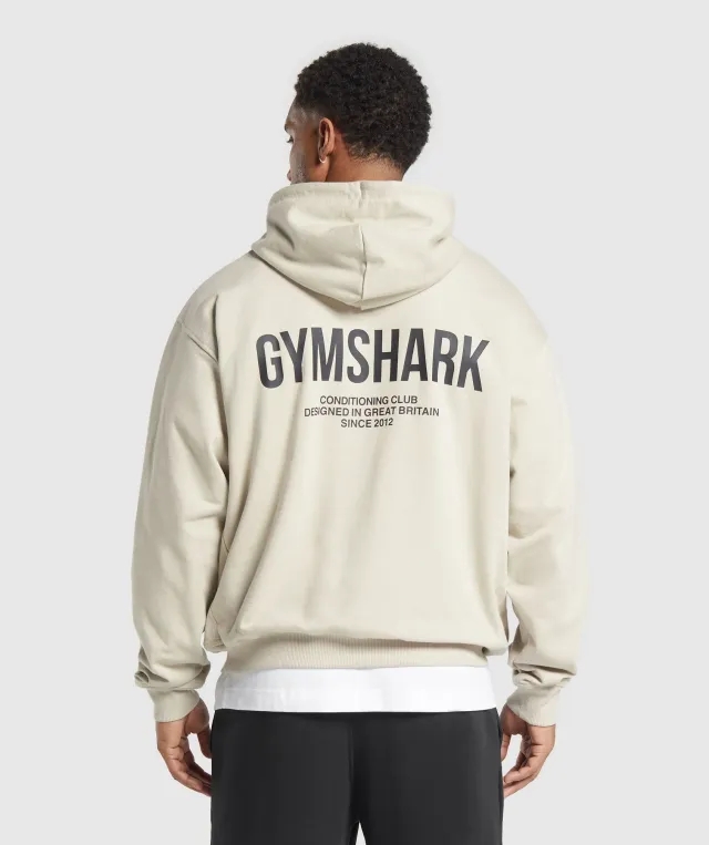 Gymshark Conditioning Club Hoodie - Pebble Grey