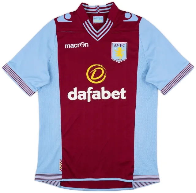 Macron 2013-14 Aston Villa Home Shirt Grealish #40 - 7/10 - (S)
