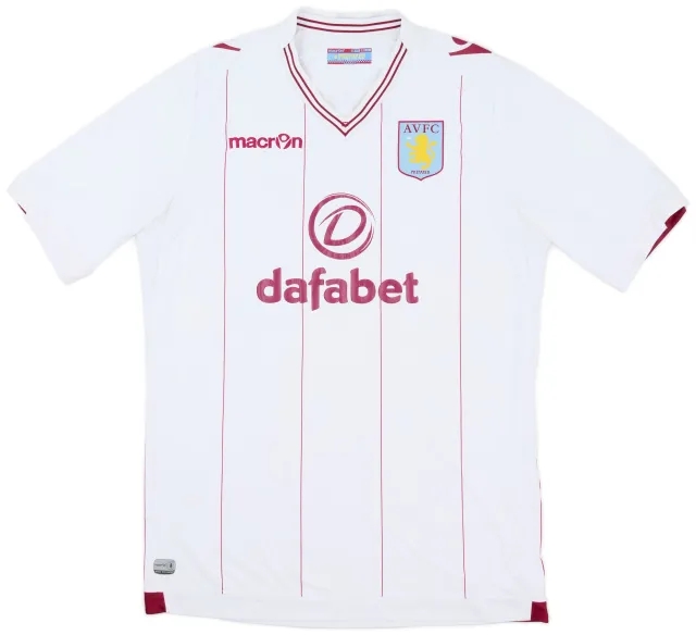 Macron 2014-15 Aston Villa Away Shirt Grealish #40 - 6/10 - (XL)