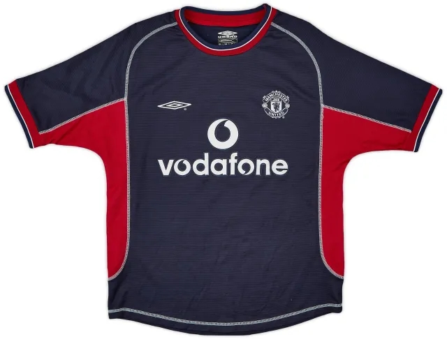 Umbro 2000-01 Manchester United Third Shirt - 9/10 - (Y)
