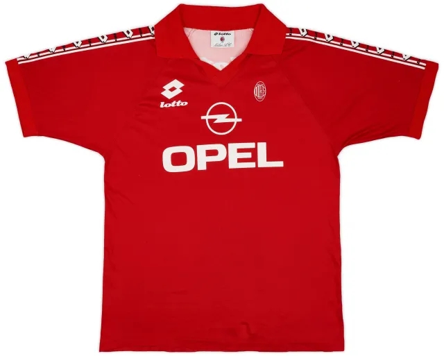 1995-96 AC Milan Lotto Training Shirt - 9/10 - (L)