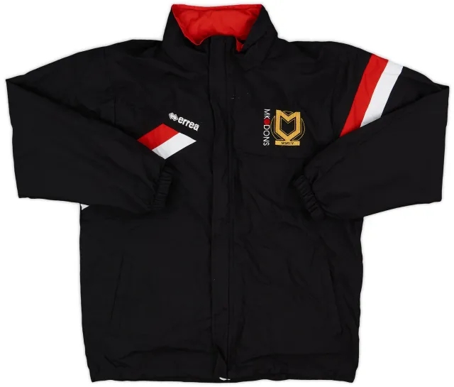 2017-18 MK Dons Errea Hooded Rain Jacket - 8/10 - (S)