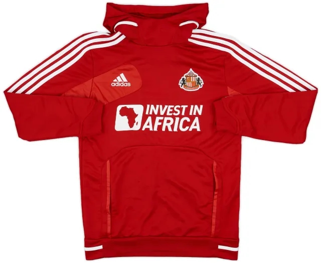 2012-13 Sunderland adidas Hooded Drill Top - 9/10 - (M/L)