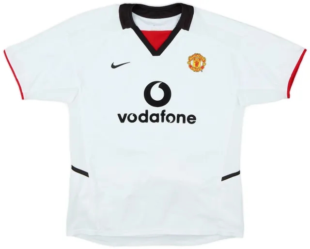 Nike 2002-03 Manchester United Away Shirt - 7/10 - (L.Boys)