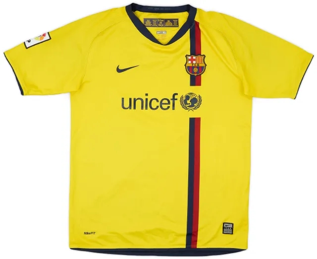 Nike 2008-10 Barcelona Away Shirt - 8/10 - (XL.Boys)