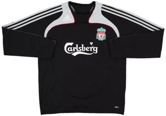 2008-09 Liverpool adidas Sweat Top - 8/10 - (L/XL)