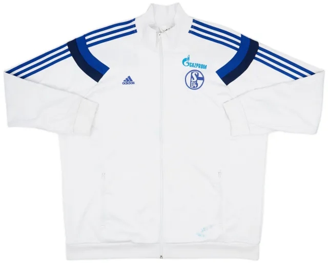 2014-15 Schalke adidas Track Jacket - 7/10 - (XXL)