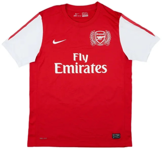 Nike 2011-12 Arsenal Home Shirt - 8/10 - (XL.Boys)