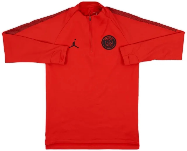 Nike 2018-19 Paris Saint-Germain Jordan 1/4 Zip Drill Top - 9/10 - (S)