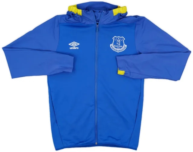 2016-17 Everton Umbro Hooded Track Jacket - 9/10 - (S)