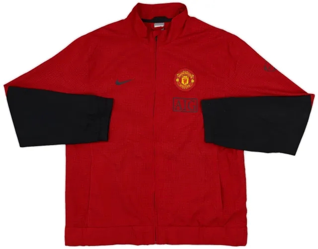 2009-10 Manchester United Nike Track Jacket - 8/10 - (XL)