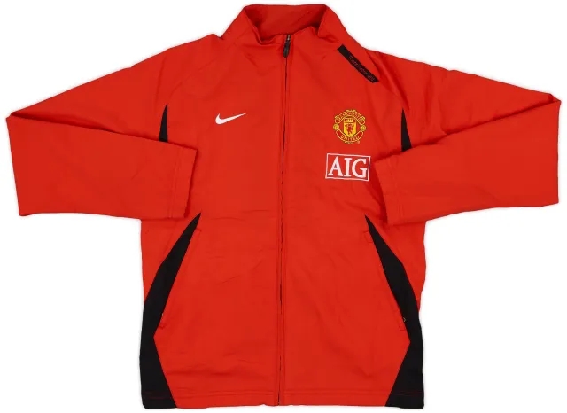 2007-08 Manchester United Nike Track Jacket - 8/10 - (S)