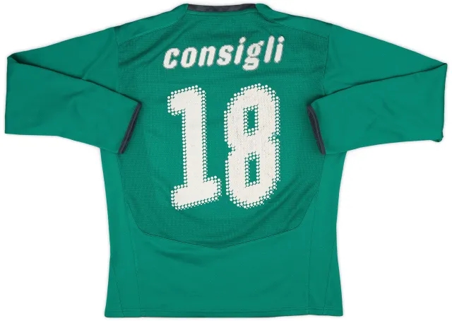 Puma 2008 Italy Olympics Match Issue GK Shirt Consigli #18