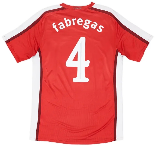 Nike 2008-10 Arsenal Home Shirt Fabregas #4 - 5/10 - (M)