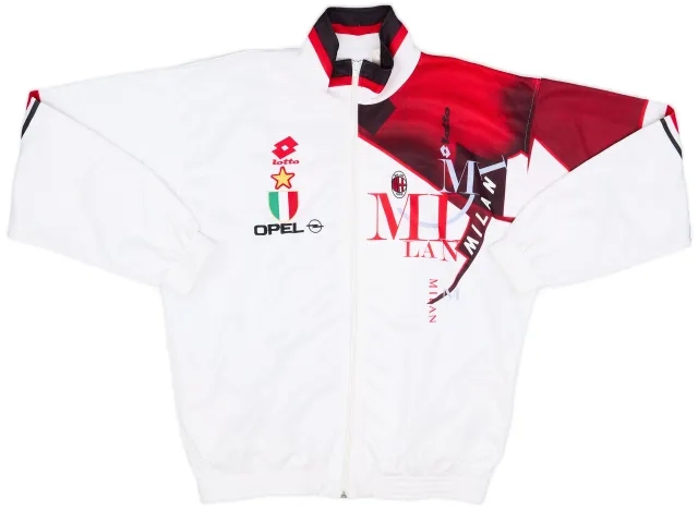 1994-95 AC Milan Lotto Track Jacket - 8/10 - (XL)