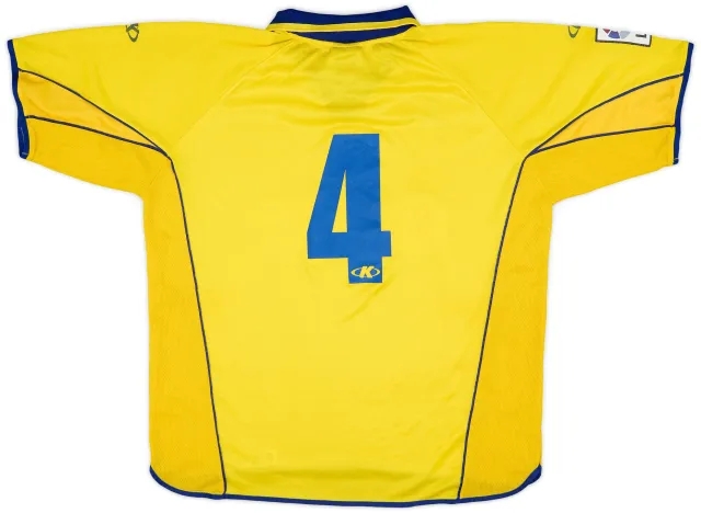 Kelme 2002-03 Villarreal Match Issue Home Shirt #4